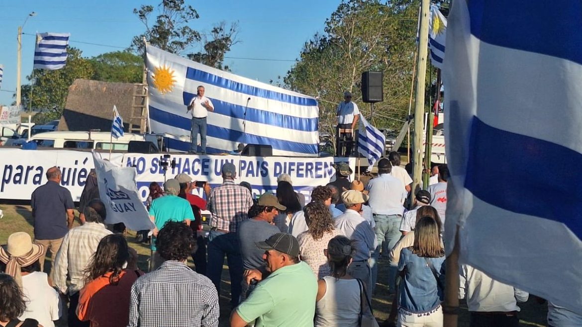 Un Solo Uruguay, desde Gaetán, denunció que "el Uruguay se está apagando" y detalló varios reclamos al Estado