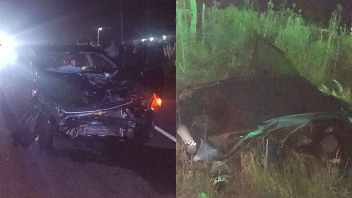 Grave accidente frontal en ruta 7 de Canelones deja un conductor grave
